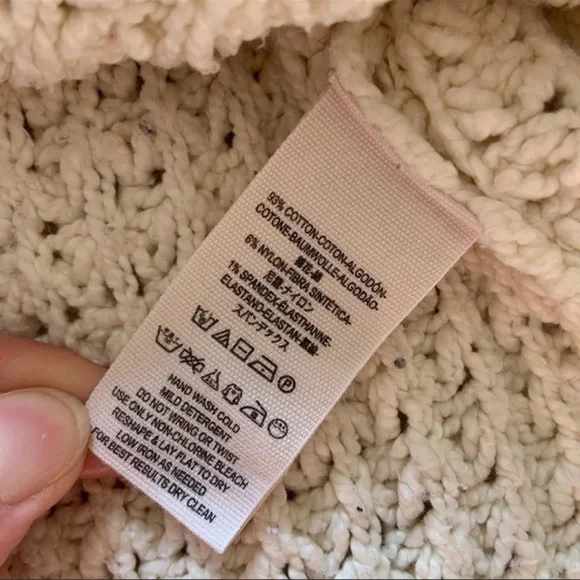 Free People Skyscraper Sleeveless Sweater High Low Tank Top in Cream Size Medium - Picture 7 of 7